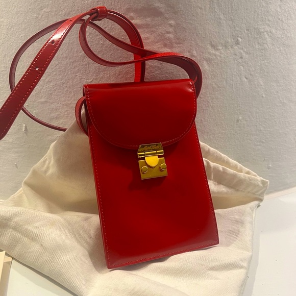 Mark Cross - Lipstick Red - Crossbody Purse - NWT - Picture 6 of 6